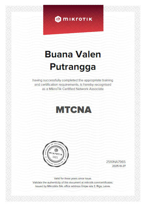 MTCRE Certificate